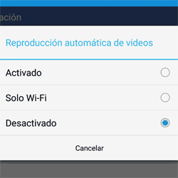 Evitar la reproducción de videos automáticamente